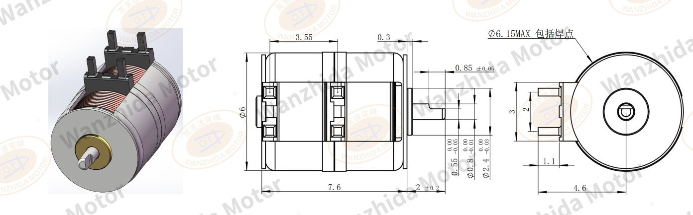 Permanent magnet stepper motor_mini motor-wanzhida motor