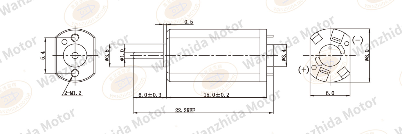 K20 Brush DC motor_toys motor-wanzhida motor