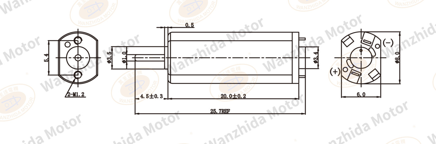 K30 Brush DC motor-wanzhida motor