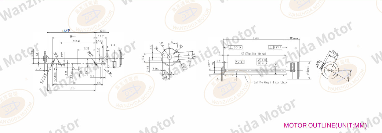 OT-SM15L-087 LINEAR MICRO MOTOR-wanzhida motor