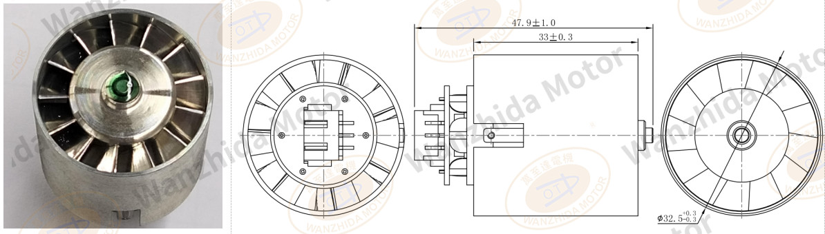 Hair Dryer Motor|110000 Rpm BLDC Motor-Wanzhida Motor